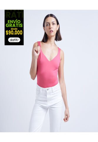 Body Para Mujer Manga Sisa Color Rosado  Marca Ostu #40200076 Ostu