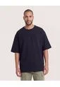 Camiseta Oversize  Para Hombre Negro Ostu de Ostu