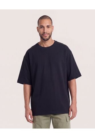 Camiseta Oversize  Para Hombre Negro Ostu Ostu