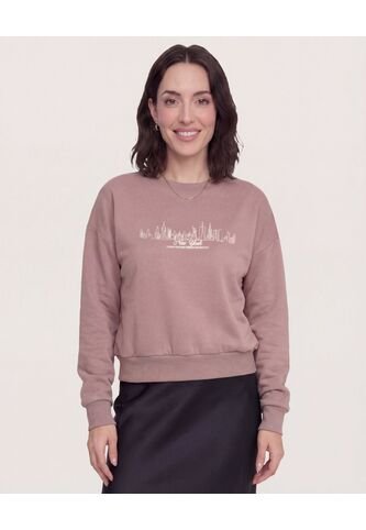 Buzo New York  Para Mujer Café Ostu Ostu