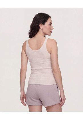 Camiseta Manga Sisa Escotada  Para Mujer Café Ostu