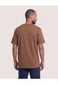 Camiseta Regular Estampado 25  Para Hombre Café Ostu de Ostu
