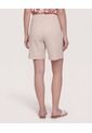 Short Clásico Tiro Alto  Para Mujer Beige Ostu de Ostu