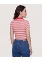 Polo Cropped  Para Mujer Rojo Ostu de Ostu