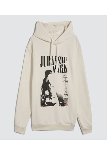 Buzo Para Hombre Hoodie Color Crema Marca Ostu #60060401