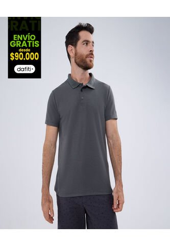 Polo Para Hombre Cuello Tejido Sin Bolsillo Color Verde  Marca Ostu #60110673 Ostu