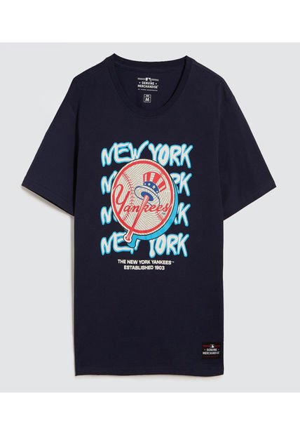 Camiseta Para Hombre Manga Corta Color Azul  Marca Ostu #60091441