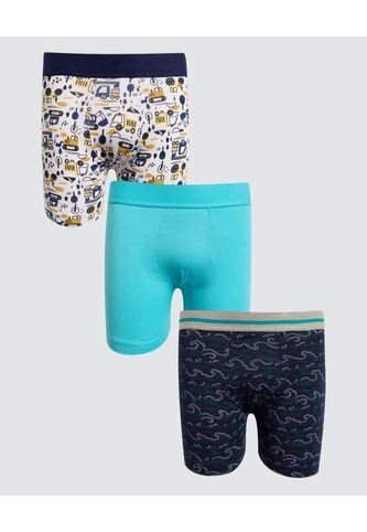 Boxer Para Niño Filete Color Pack X Marca Ostu #80000074 Ostu