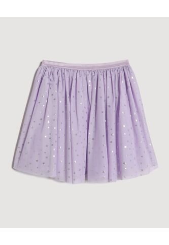 Falda  Infantil Niña Corto Color Lila Marca Ostu #90140027 Ostu