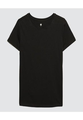 Camiseta Para Mujer Manga Corta Color Negro Marca Ostu #40092193