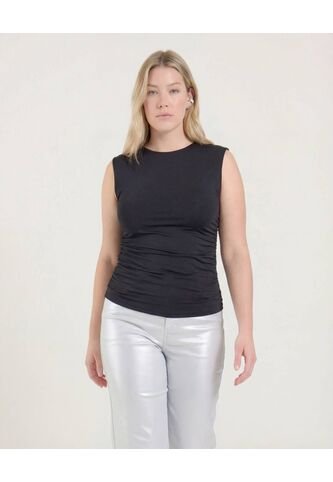 Body  Para Mujer Manga Sisa Color Negro Marca Ostu #40200213 Ostu