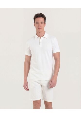 Bermuda  Para Hombre Regular Corto Color Crema Marca Ostu #60100489 Ostu