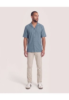 Pantalón Basico Chino  Para Hombre Beige Ostu