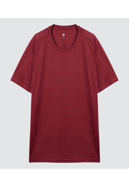 Camiseta Para Hombre Manga Corta Color Vino Marca Ostu #60091374