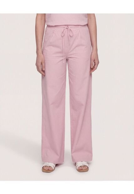 Pantalón Encauchado  Para Mujer Rosa Ostu