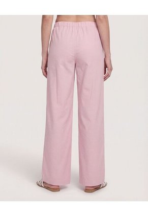 Pantalón Encauchado  Para Mujer Rosa Ostu