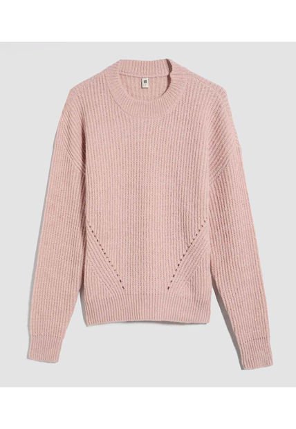 Saco Para Mujer Cuello Redondo Color Rosa Marca Ostu #40330079