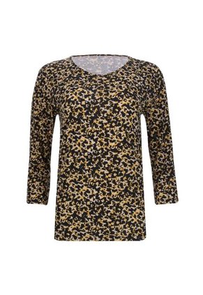 Camiseta Para Mujer Manga 3/4 Color Amarillo  Marca Ostu #40090836
