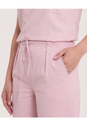 Pantalón Encauchado  Para Mujer Rosa Ostu