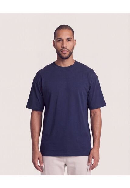 Camiseta Relaxed Estampado Arizona  Para Hombre Azul Ostu