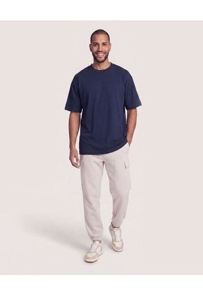 Camiseta Relaxed Estampado Arizona  Para Hombre Azul Ostu