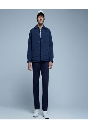 Chaqueta Para Hombre Acolchada Color Azul  Marca Ostu #60080132