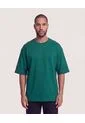 Camiseta Oversize  Para Hombre Verde Ostu de Ostu