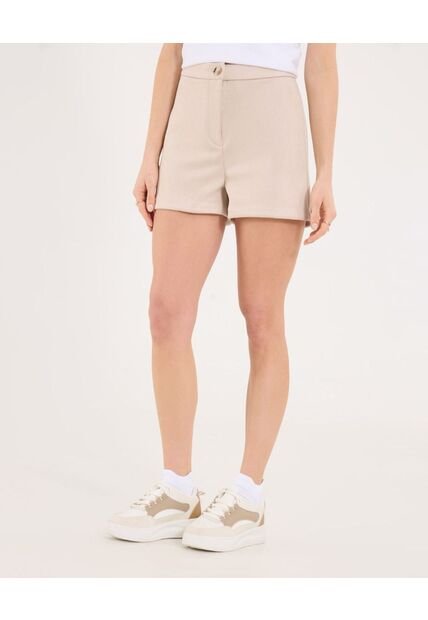 Short Para Mujer Multiusos Plano Color Arena Marca Ostu #40190356