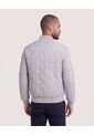 Chaqueta Acolchada Tipo Bomber  Para Hombre Gris Ostu de Ostu