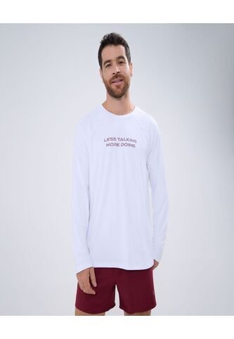 Camiseta Para Hombre Manga Larga Color Blanco Marca Ostu #60091380 Ostu