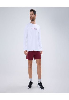 Camiseta Para Hombre Manga Larga Color Blanco Marca Ostu #60091380