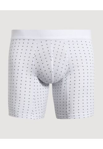 Boxer  Para Hombre Filete Medio Algodón Color Blanco Marca Ostu #60000508 Ostu