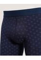 Boxer  Para Hombre Filete Medio Algodón Color Azul Marca Ostu #60000508 de Ostu