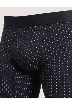 Boxer Para Hombre Filete Medio Algodón Color Negro Marca Ostu #60000508