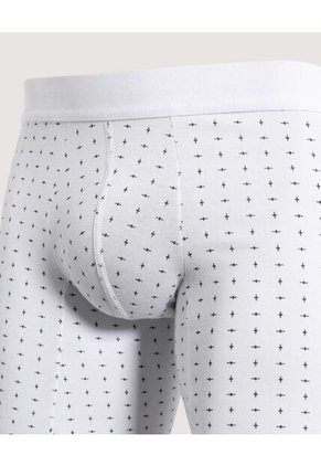 Boxer Para Hombre Filete Medio Algodón Color Blanco Marca Ostu #60000508