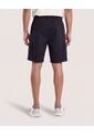 Bermuda Cargo Con Bolsillos Laterales  Para Hombre Negro Ostu de Ostu
