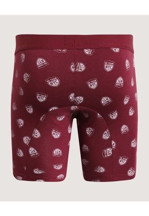 Boxer Para Hombre Filete Medio Algodón Color Vino Marca Ostu #60000508