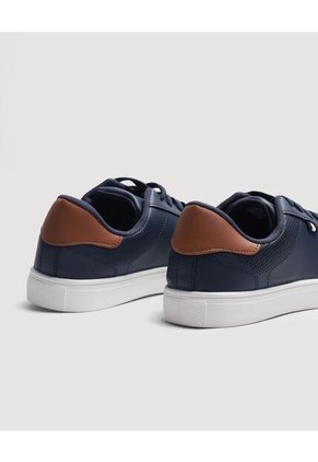 Tenis  Para Hombre Casual Color Azul Marca Ostu #60720109