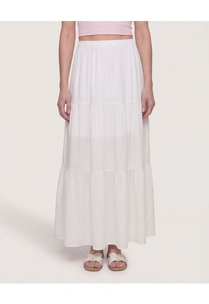 Falda Bloques  Para Mujer Crudo Ostu