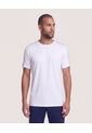 Camiseta Texturizada Contraste  Para Hombre Blanco Ostu de Ostu