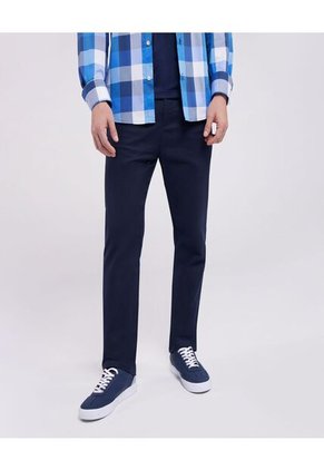 Pantalon Hombre Ostu Chino Azul Algodón 60070219-51