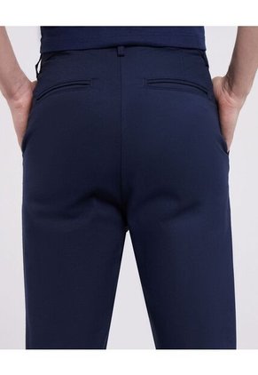 Pantalon Hombre Ostu Chino Azul Algodón 60070219-51