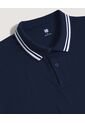 Polo  Para Hombre Cuello Tejido Sin Bolsillo Color Azul Marca Ostu #60110901 de Ostu