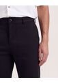 Pantalón Formal Recto  Para Hombre Negro Ostu de Ostu