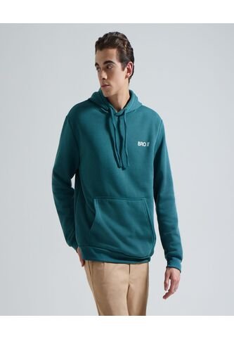 Buzo Para Hombre Hoodie Color Verde  Marca Ostu #60060276 Ostu