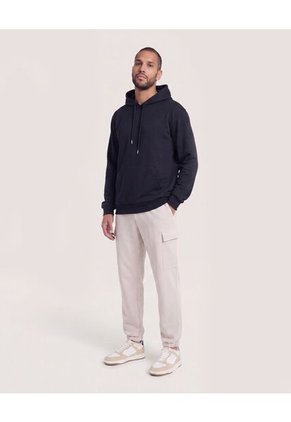 Jogger Con Bolsillos Cargo  Para Hombre Beige Ostu