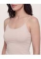 Top Básico De Tiras  Para Mujer Beige Ostu de Ostu