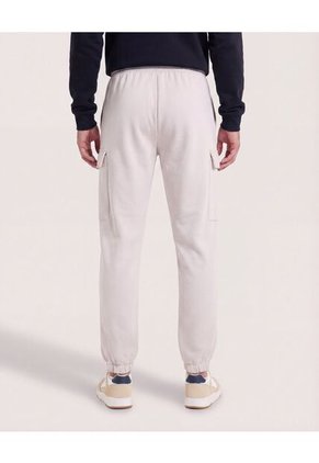 Jogger Con Bolsillos Cargo  Para Hombre Beige Ostu