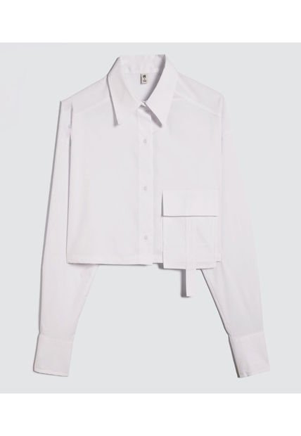 Camisa Para Mujer Manga Larga Color Blanco Marca Ostu #40010235