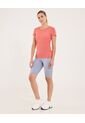 Camiseta Para Mujer Manga Corta Cuello Redondo Color Coral Marca Ostu #40092541 de Ostu
